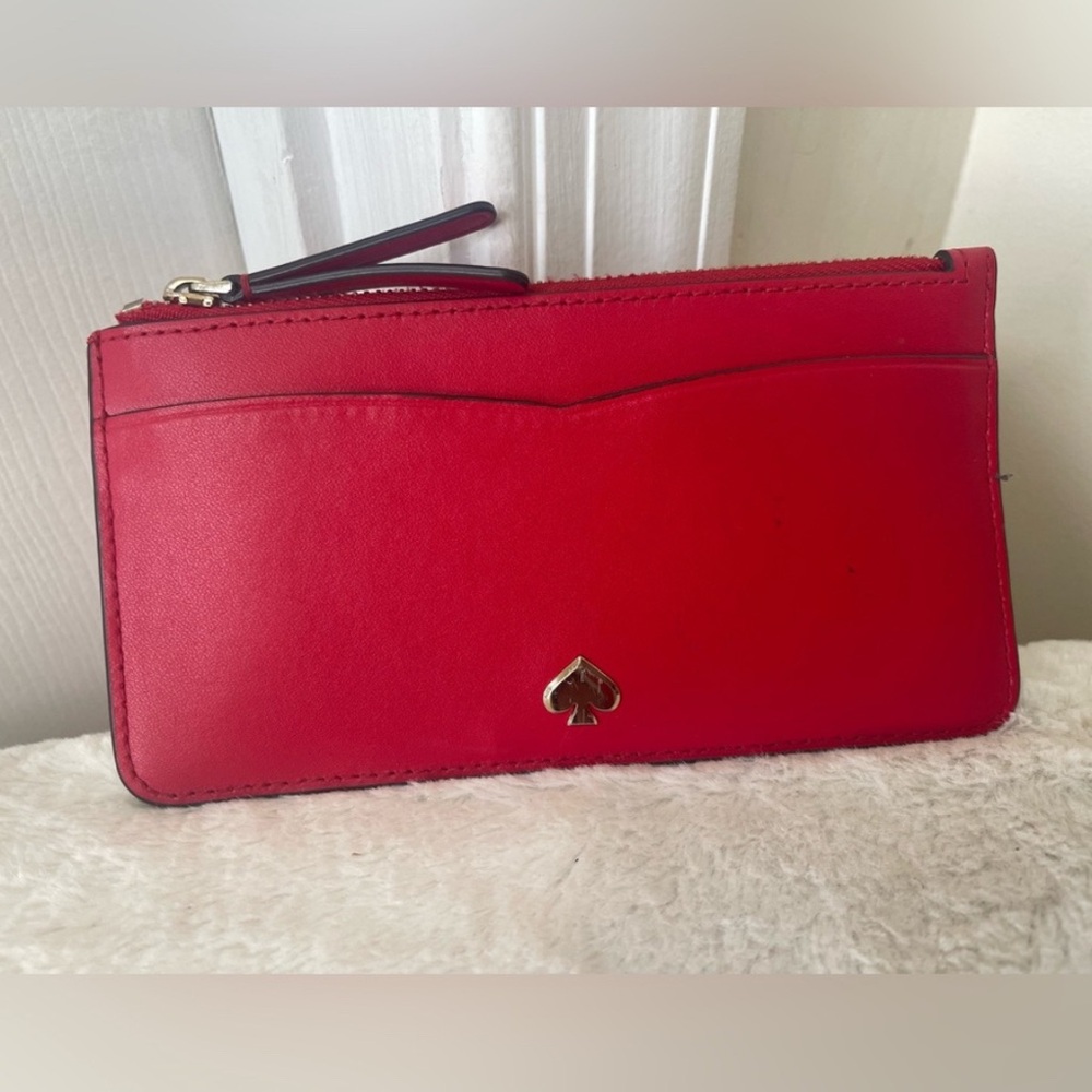 Kate Spade Red Leather Wallet